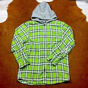 Deadstock OG The Hundreds Hoodie Flannel 2006 Public Label Rare Vintage